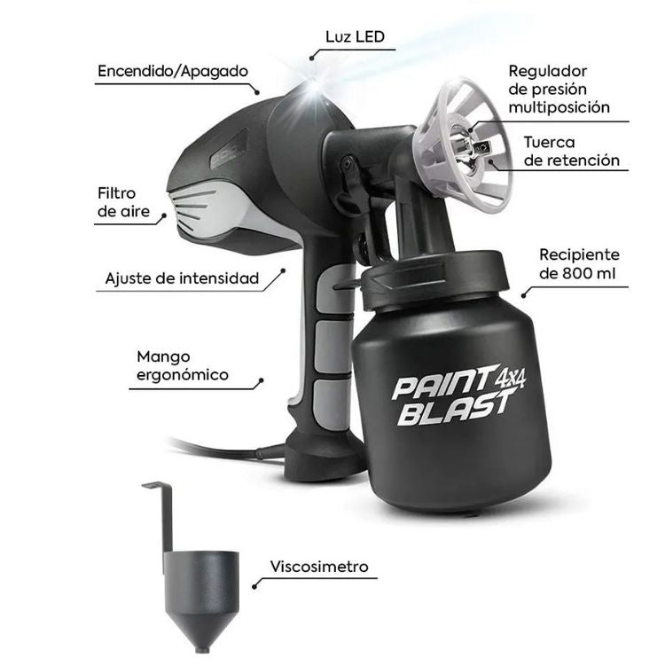 PaintBlast® - Pistola Pulverizadora Profesional