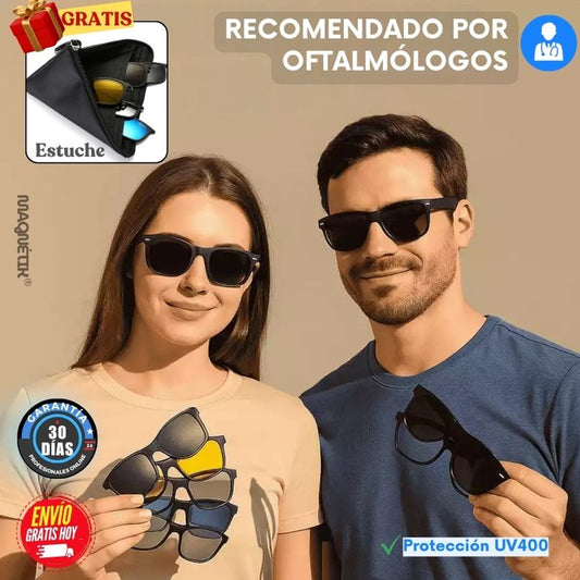 MAGNÉTIK - Lentes 6 en 1 + Mochila (Obsequio Hoy)