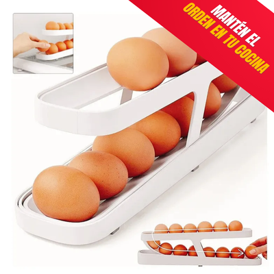 DISPENSADOR DE HUEVOS DE 2 PISOS