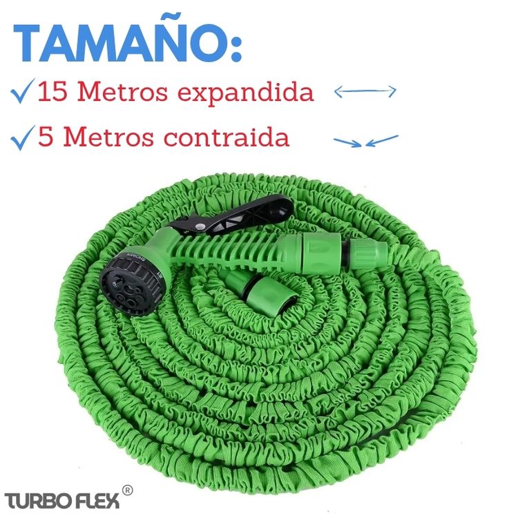 TurboFlex® – Se expande, limpia y ahorra agua