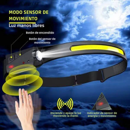 Luz-Xtreme® Linterna frontal de sensor