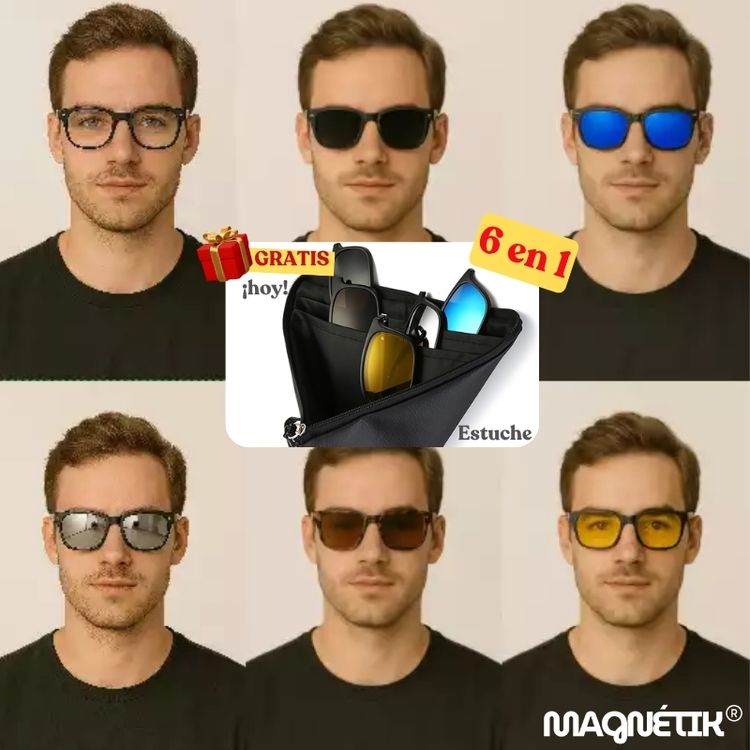 MAGNÉTIK - Lentes 6 en 1 + Mochila (Obsequio Hoy)